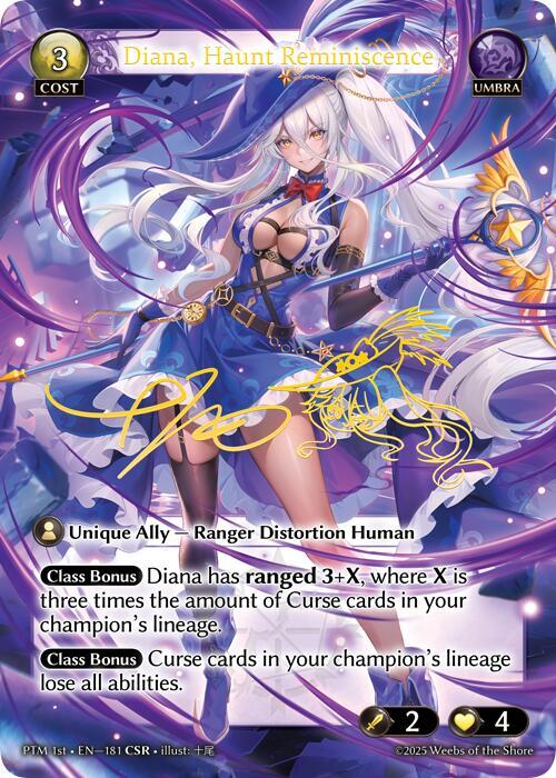 Diana, Haunt Reminiscence (CSR) - Phantom Monarchs - Grand Archive