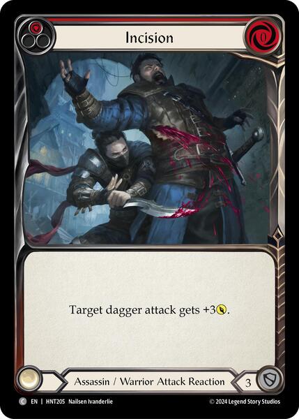 Incision (Red) - The Hunted - Flesh and Blood TCG - TCGplayer.com