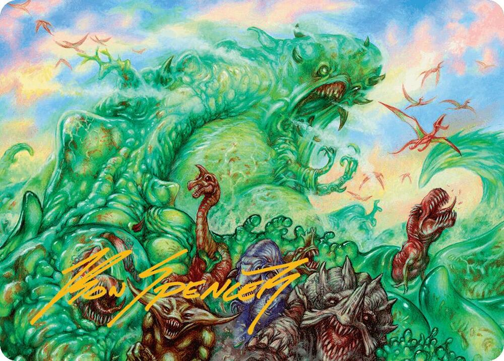 Mimeoplasm, Revered One Art Card (Gold-Stamped Signature) - Art