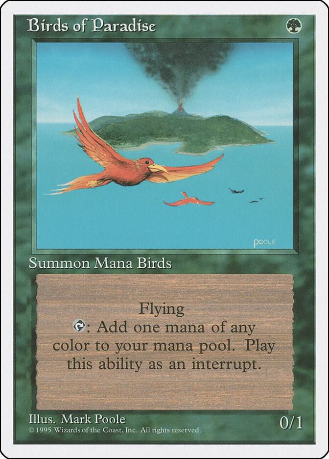 Birds of Paradise - Fourth Edition - Magic: The Gathering