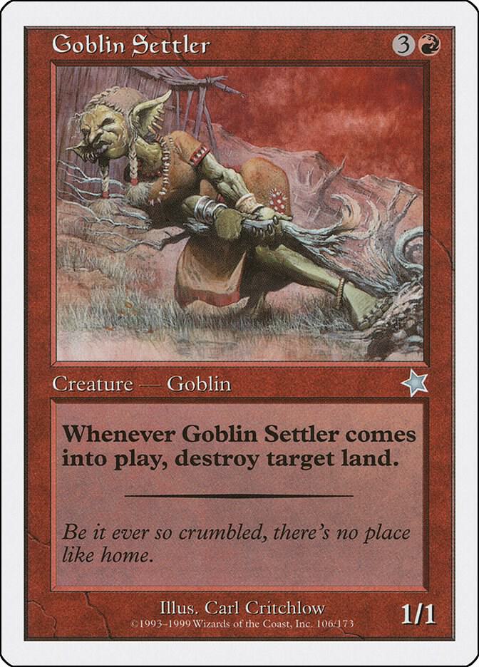 Goblin Settler - Starter 1999 - Magic: The Gathering - TCGplayer.com