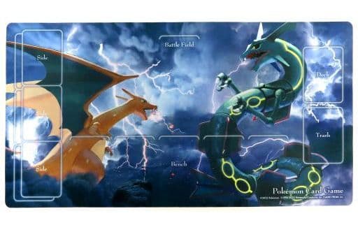 Playmat](USED) Rubber Play Mat - Pokémon - Charizard & Rayquaza