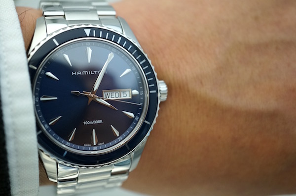 国内正規品ハミルトン シービューデイデイト H37551141 青文字盤モデル