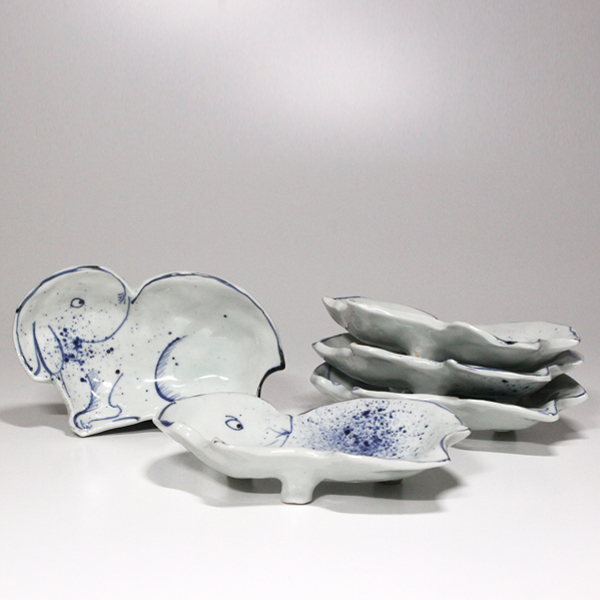 加藤静允『兎向付五客』 - 瀧屋美術 -鎌倉の美術品専門店 販売・買取・査定