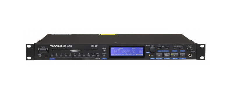 CD-500 | Single-rackspace CD Player | TASCAM - United States