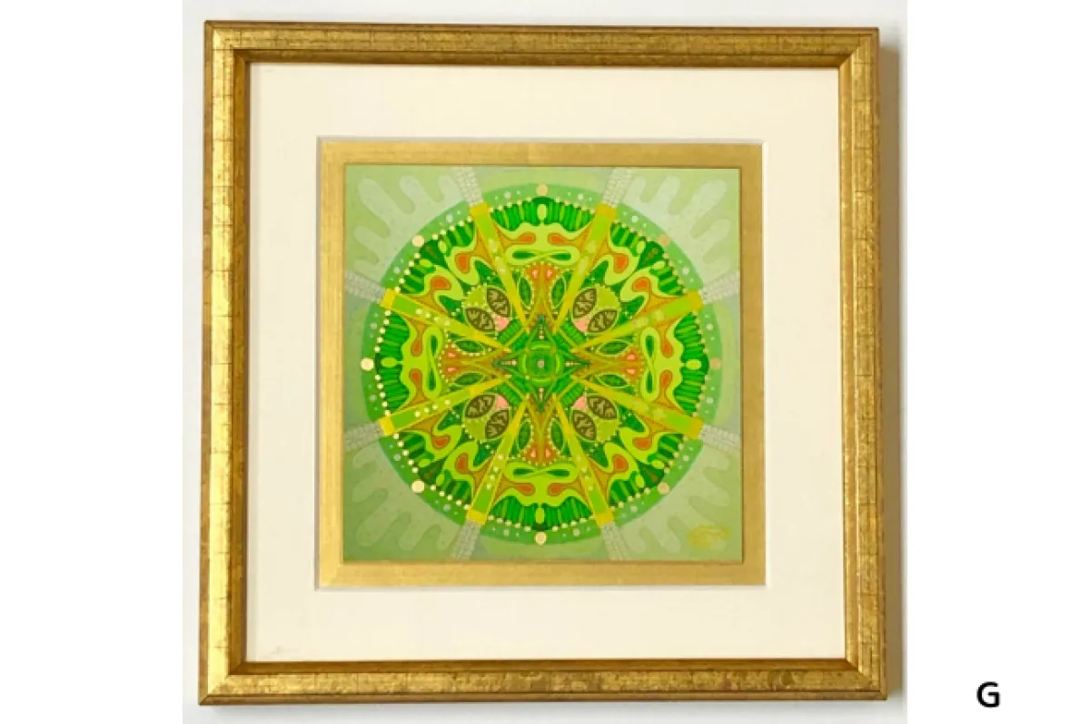 ○ 完売 曼荼羅アート 20cmTフレーム額入り (1点物/全13種)