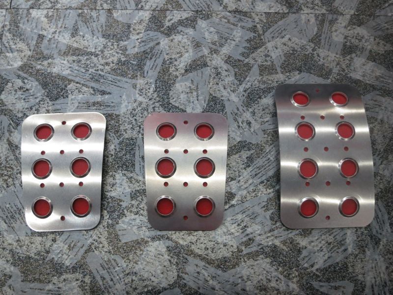 TEZZO ノンスリップアルミペダル 3ペダル for フィアット (500、パンダ