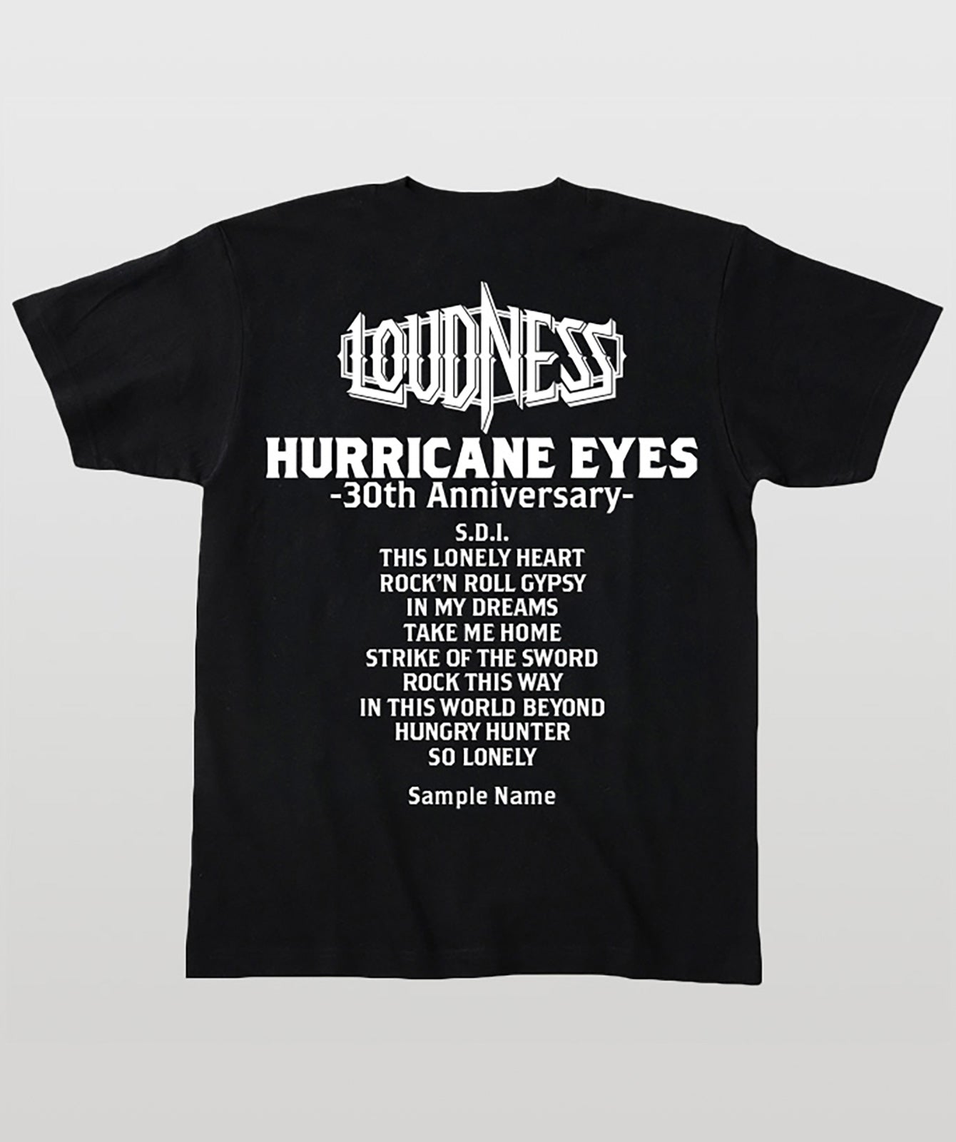 文字入れ可】『HURRICANE EYES』30周年記念盤スペシャルTシャツ – T-OD