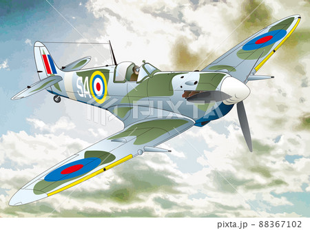 第二次世界単線中に活躍したイギリス空軍主力レシプロ戦闘機