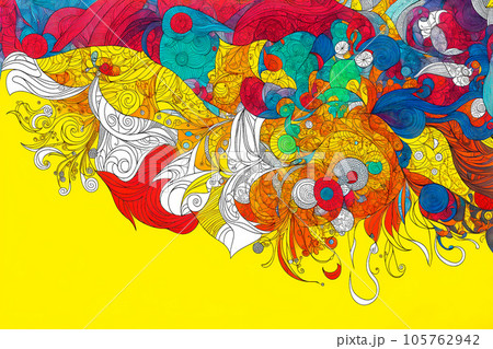 抽象画は、具体的な対象物を描写しない絵画です。抽象画は、形、線、色