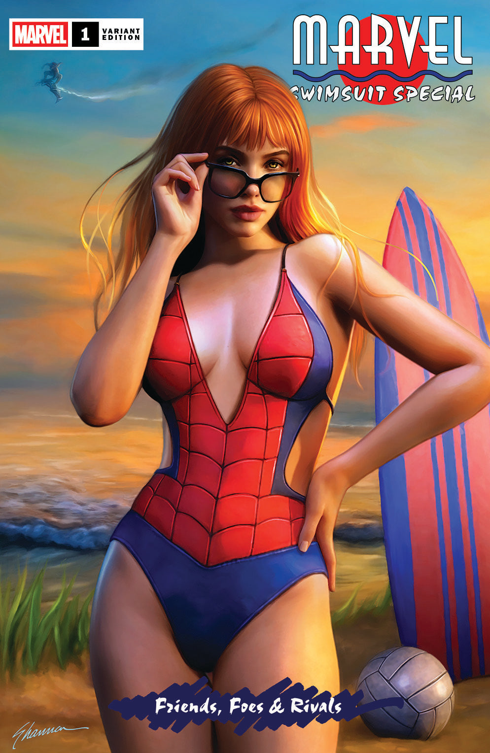 MARVEL SWIMSUIT SPECIAL #1 SHANNON MAER 616 & BROOKS Wraparound