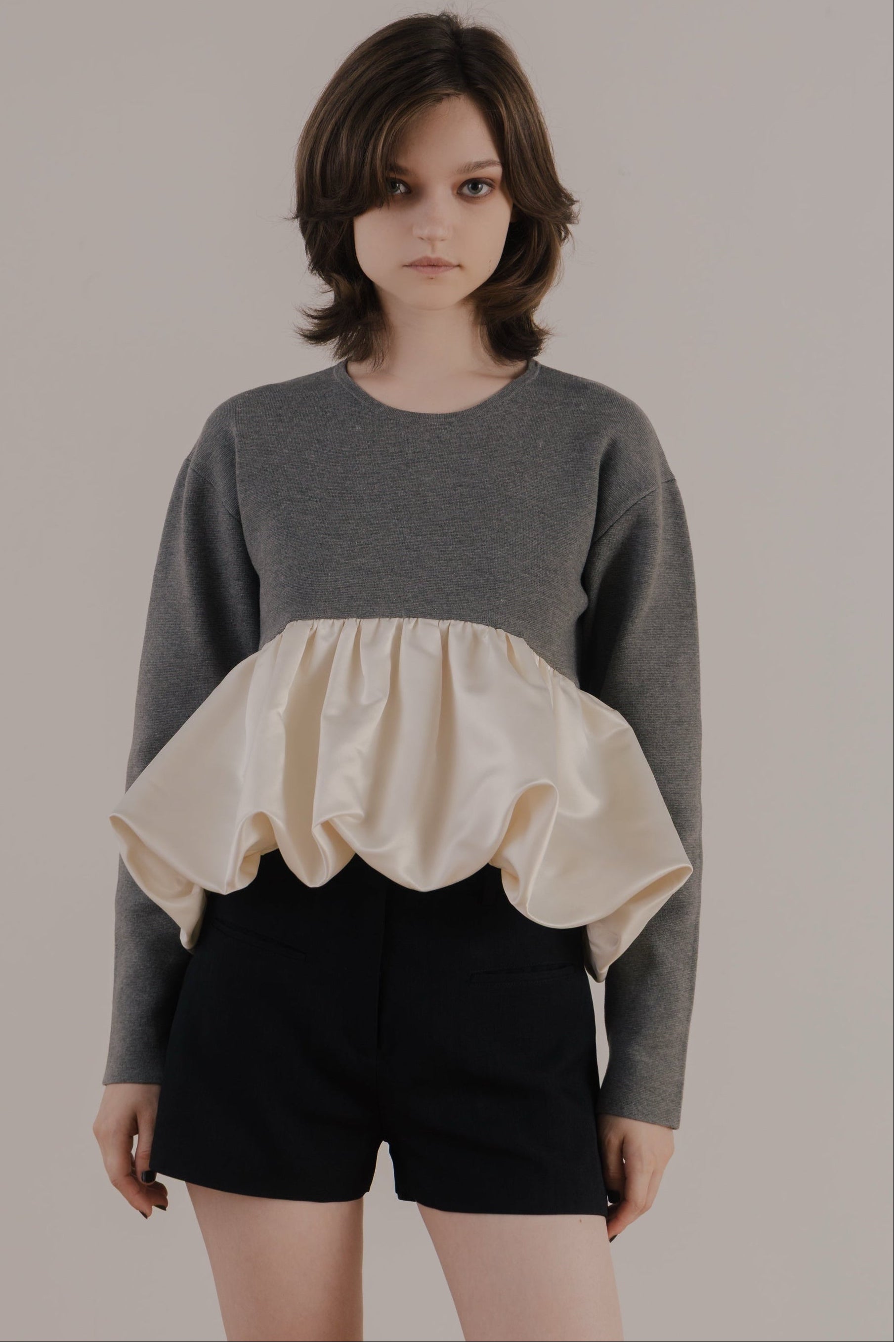 Aachen Balloon Peplum – THE TOÉ