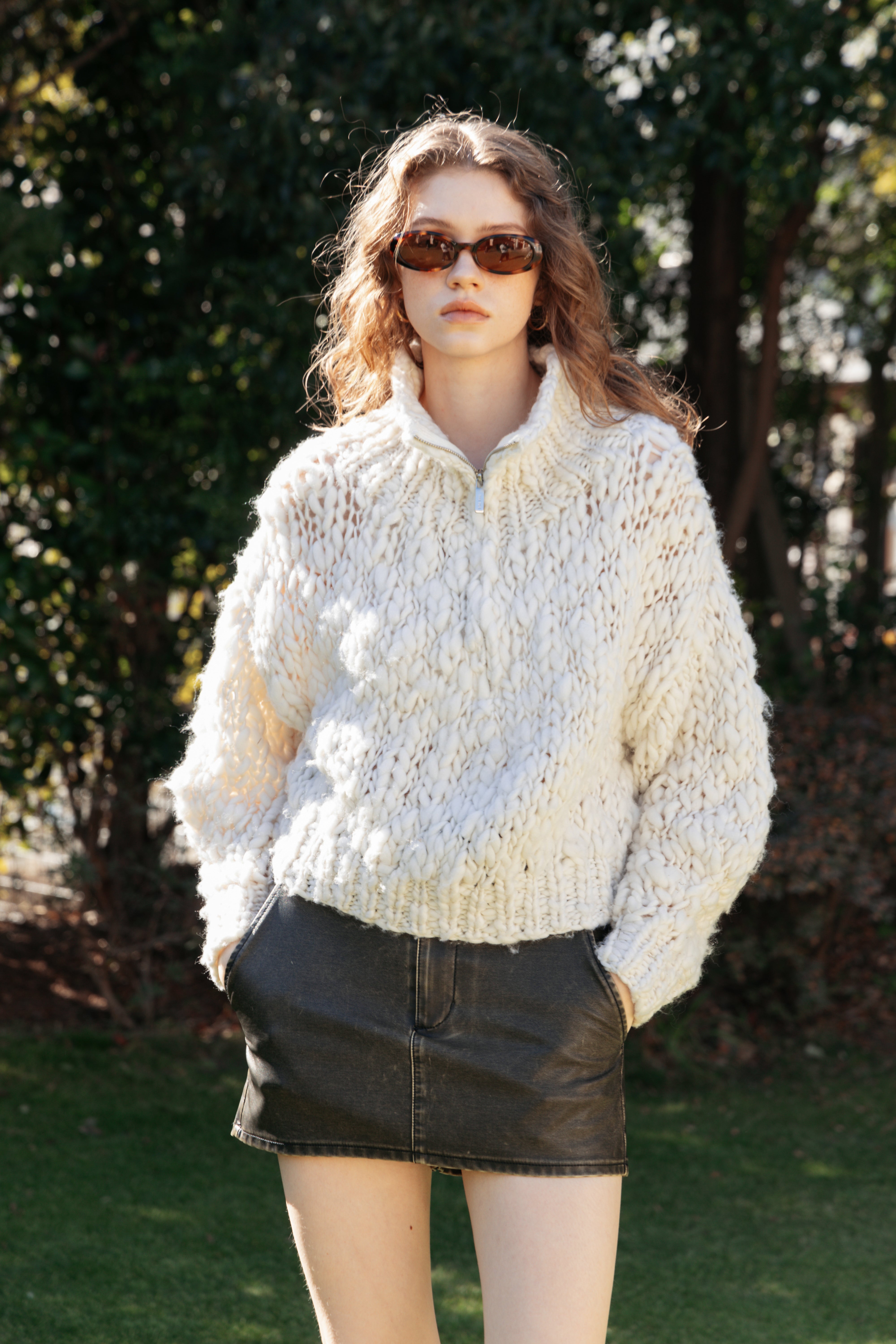 Tsoureki Zip Knit – THE TOÉ