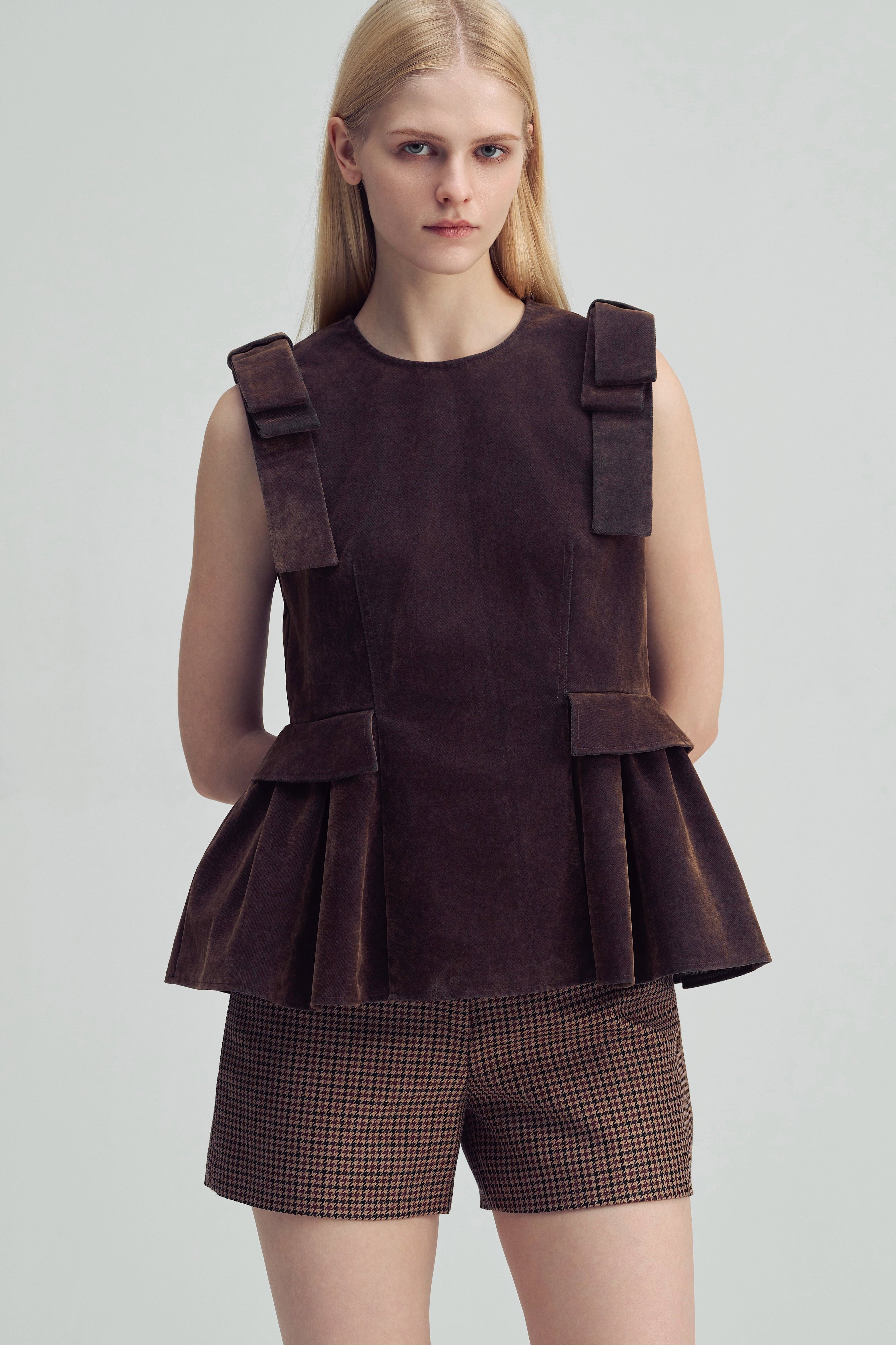 Dachau Sleeveless Peplum – THE TOÉ