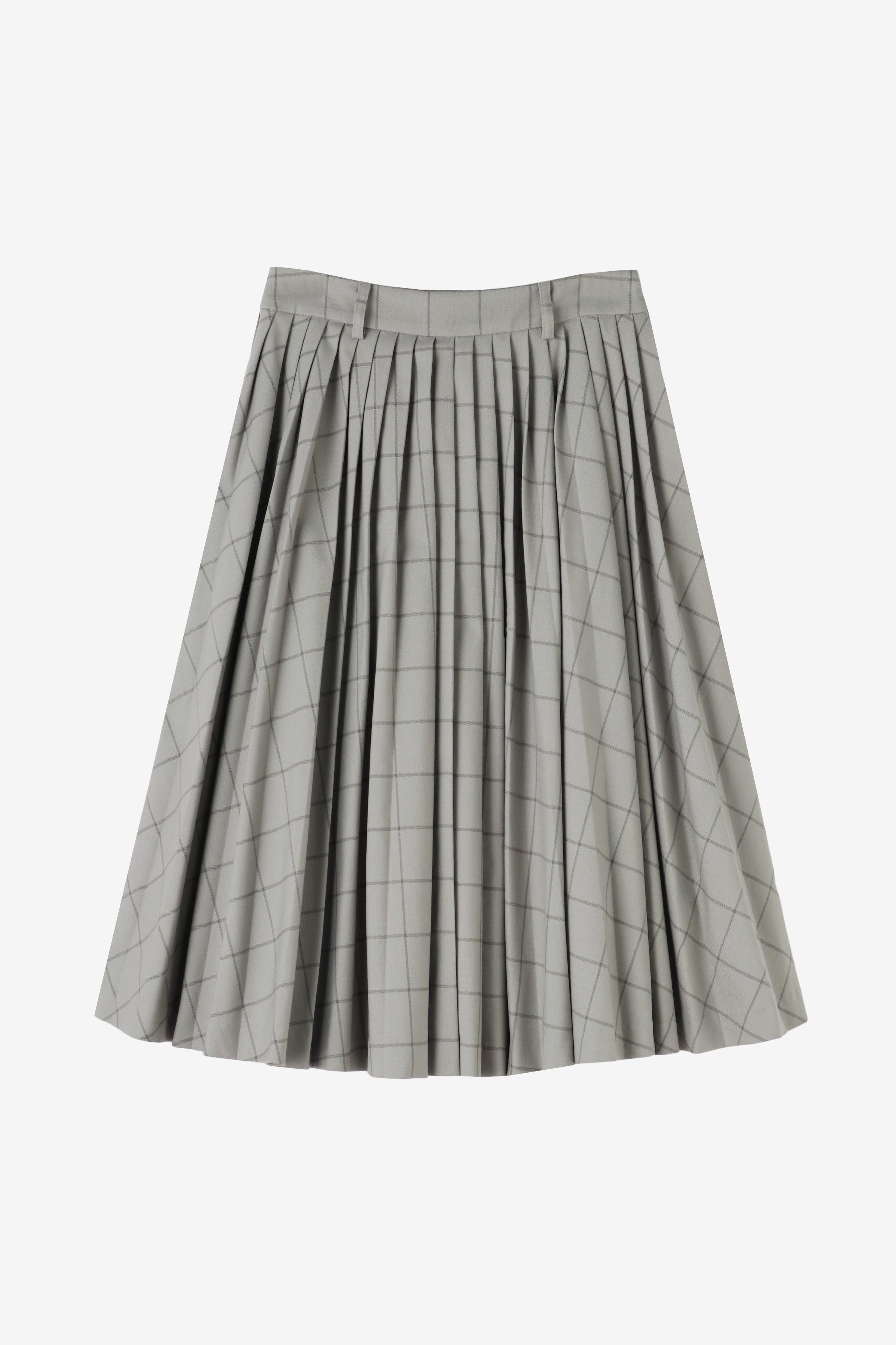 Lyucus Pleats Skirt -check – THE TOÉ