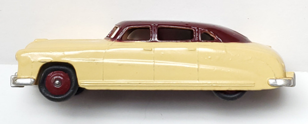 1952 Dinky Toys #139B Two-Tone Cream & Maroon Hudson Commodore