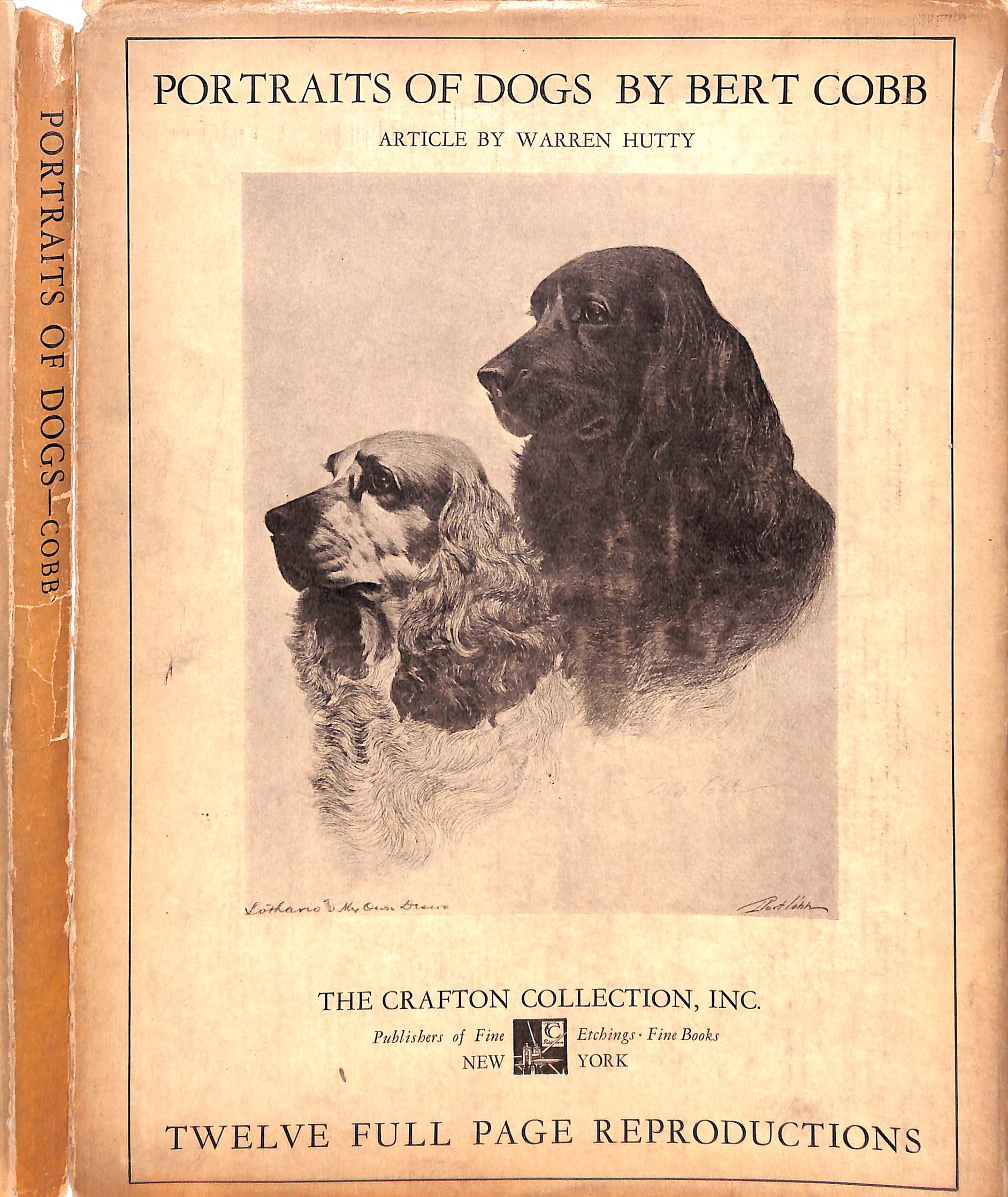 1931年出版 エッチング 犬 BERT COBB アメリカ 1931年出版 エッチング