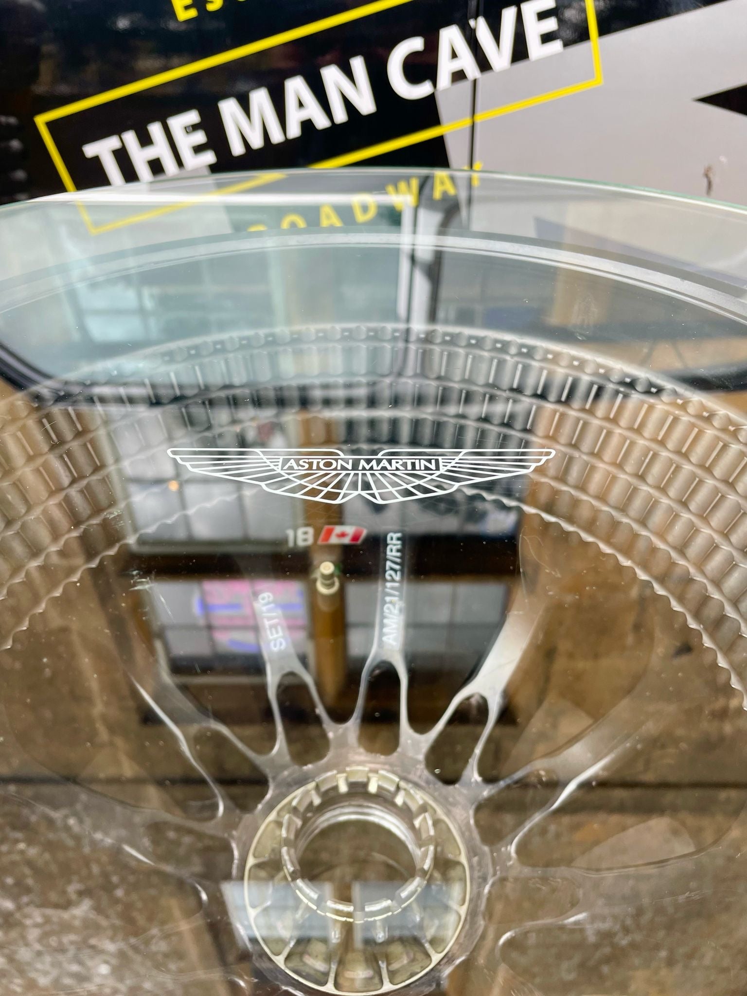 Genuine Aston Martin F1 Wheel Coffee Table – The Man Cave Broadway