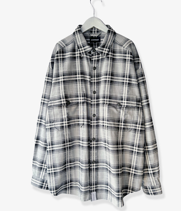 DESCENDANT/JAMES LS SHIRT (GRAY)