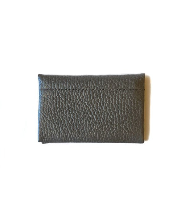 Aeta/PEBBLE GRAIN LEATHER MINI WALLET(GRAY)