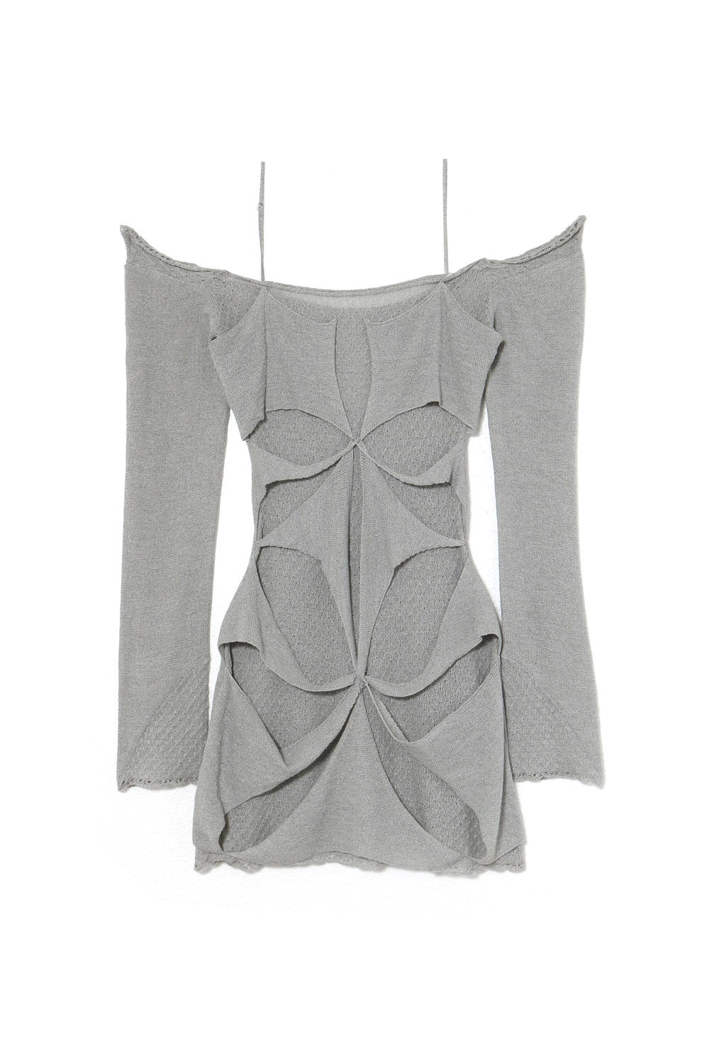 THEREDTHREAD / ザレッドスレッド】S cut out tops petal