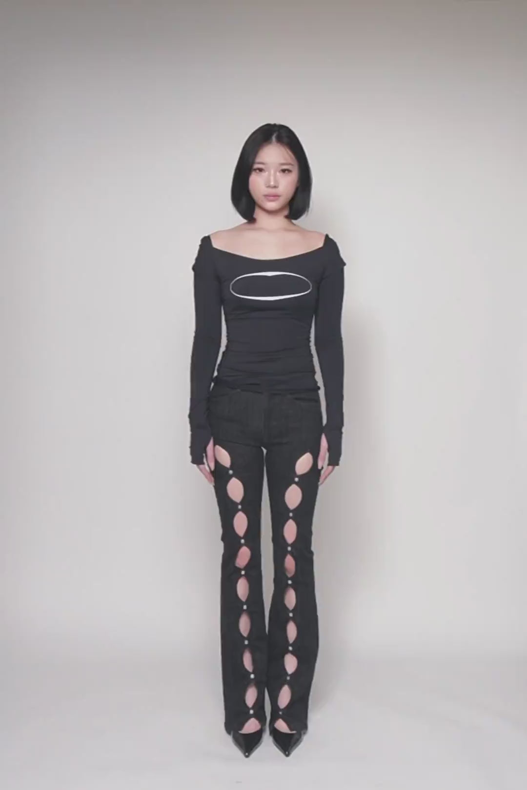 THEREDTHREAD / ザレッドスレッド】S cutting denim 1