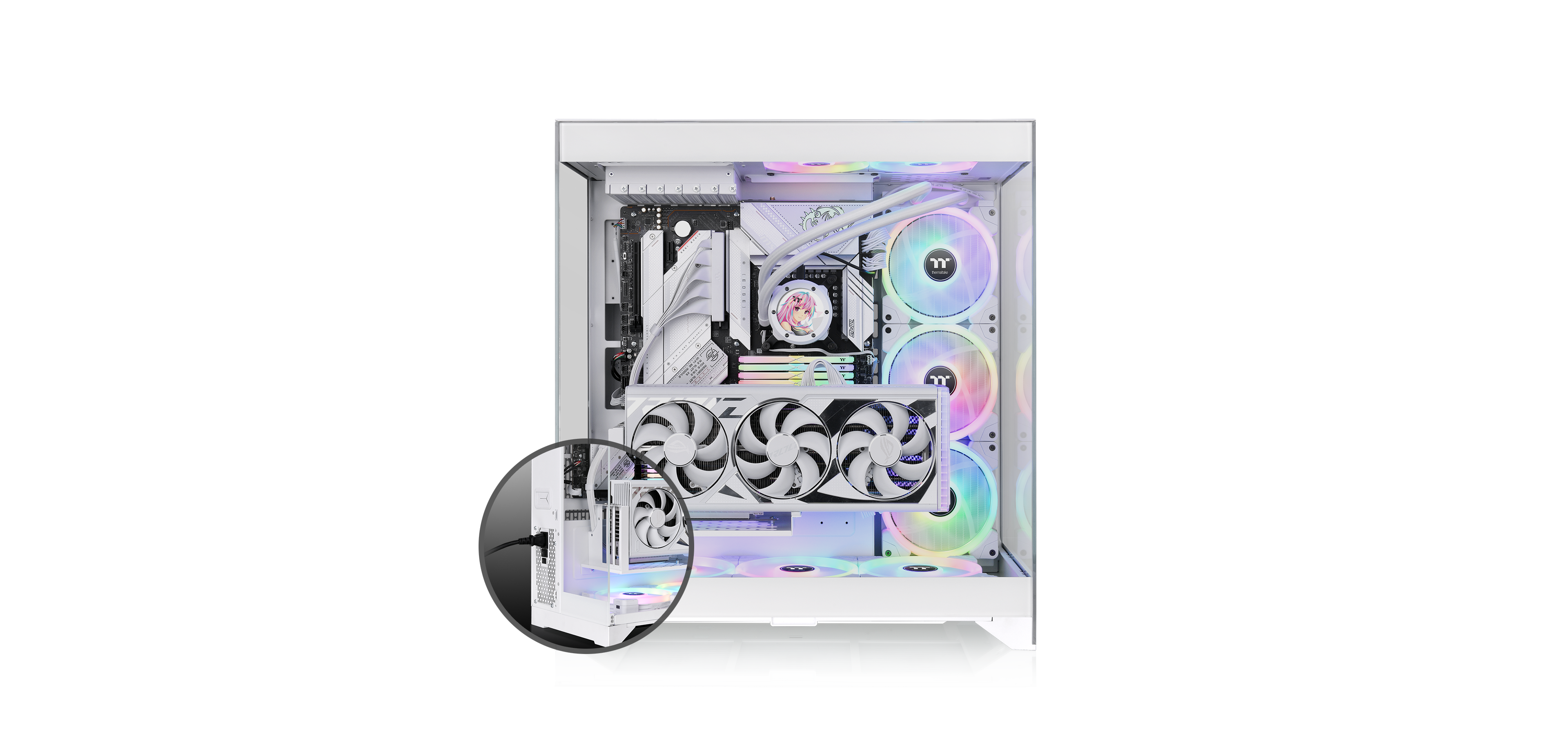 CTE E550 TG Snow Mid Tower Chassis