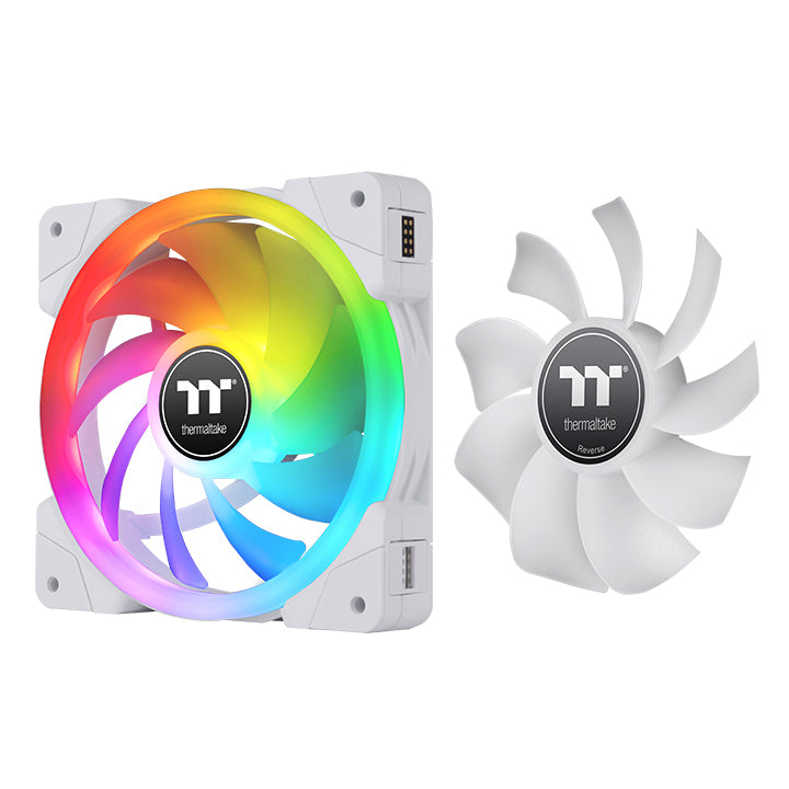 SWAFAN EX12 RGB PC Cooling Fan White TT Premium Edition (3-Fan