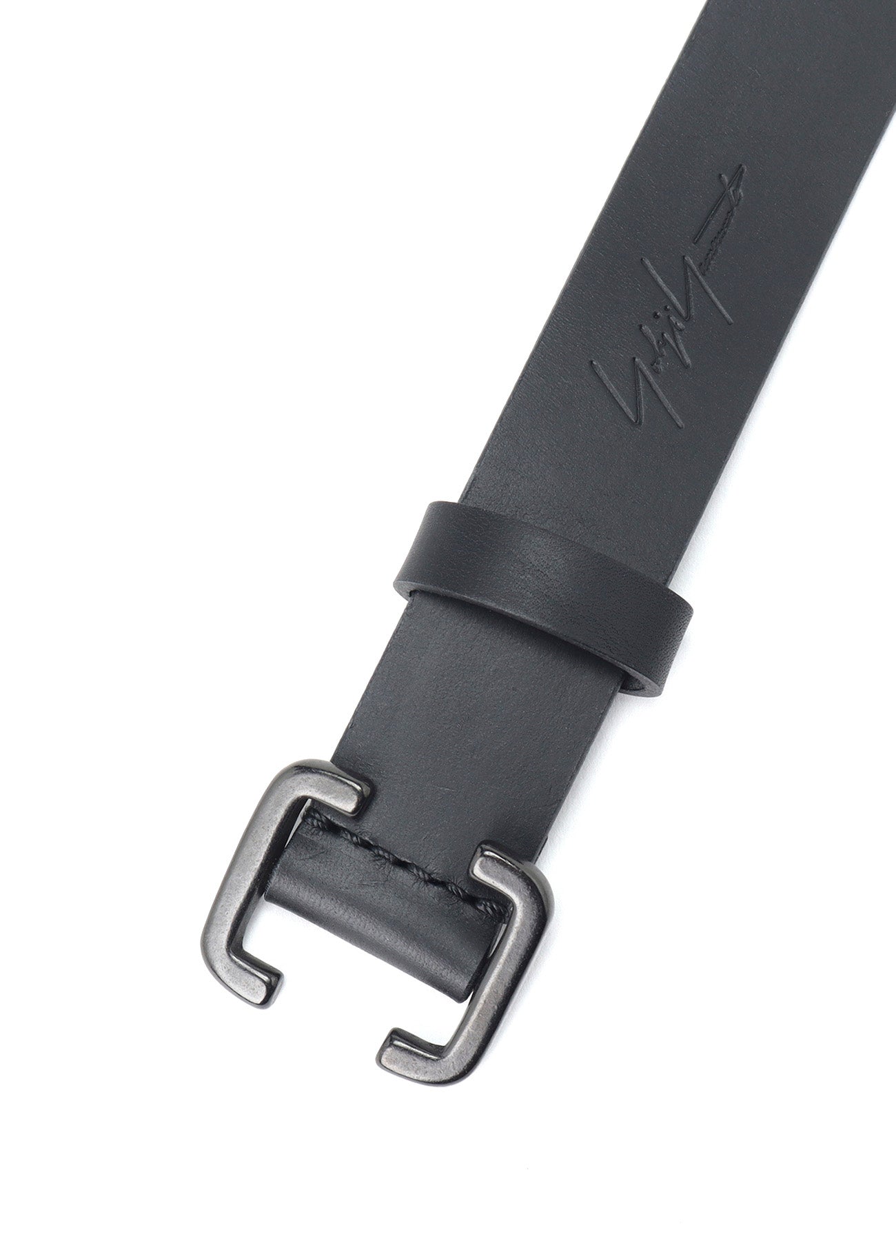 MATT SOFT OIL LEATHER 30MM FREE BELT – THE SHOP YOHJI YAMAMOTO