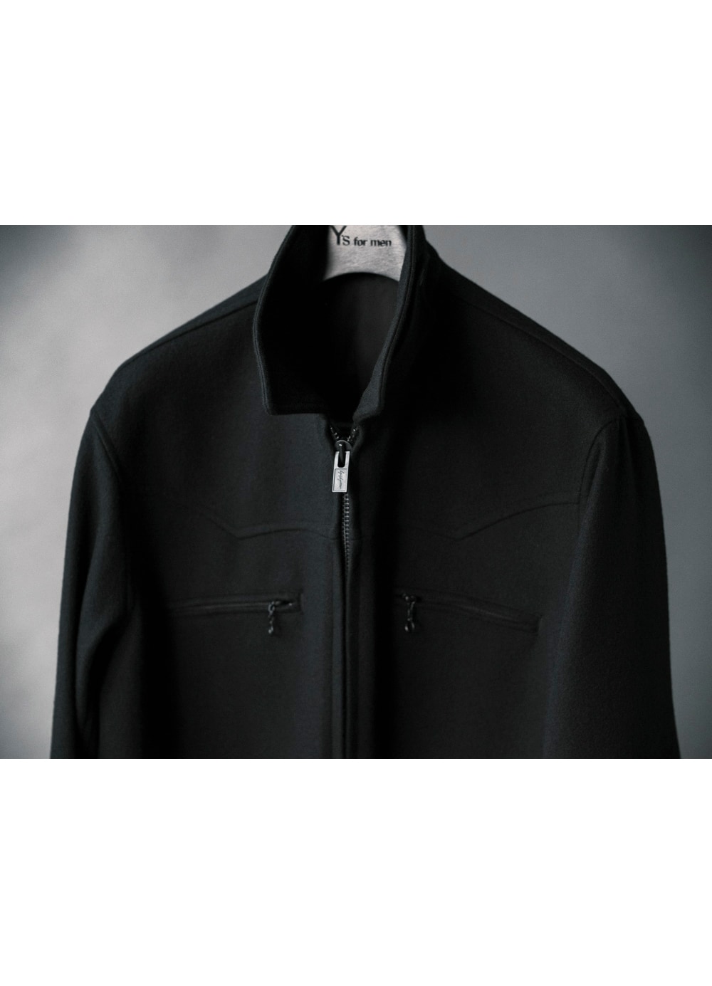 ZIPPER BLOUSON(S Black): Y's for men｜THE SHOP YOHJI YAMAMOTO