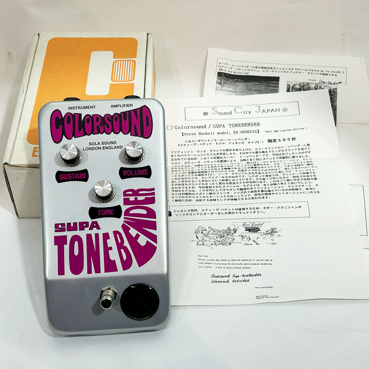 Colorsound SUPA TONEBENDER Steve Hackett model（管理番号：522