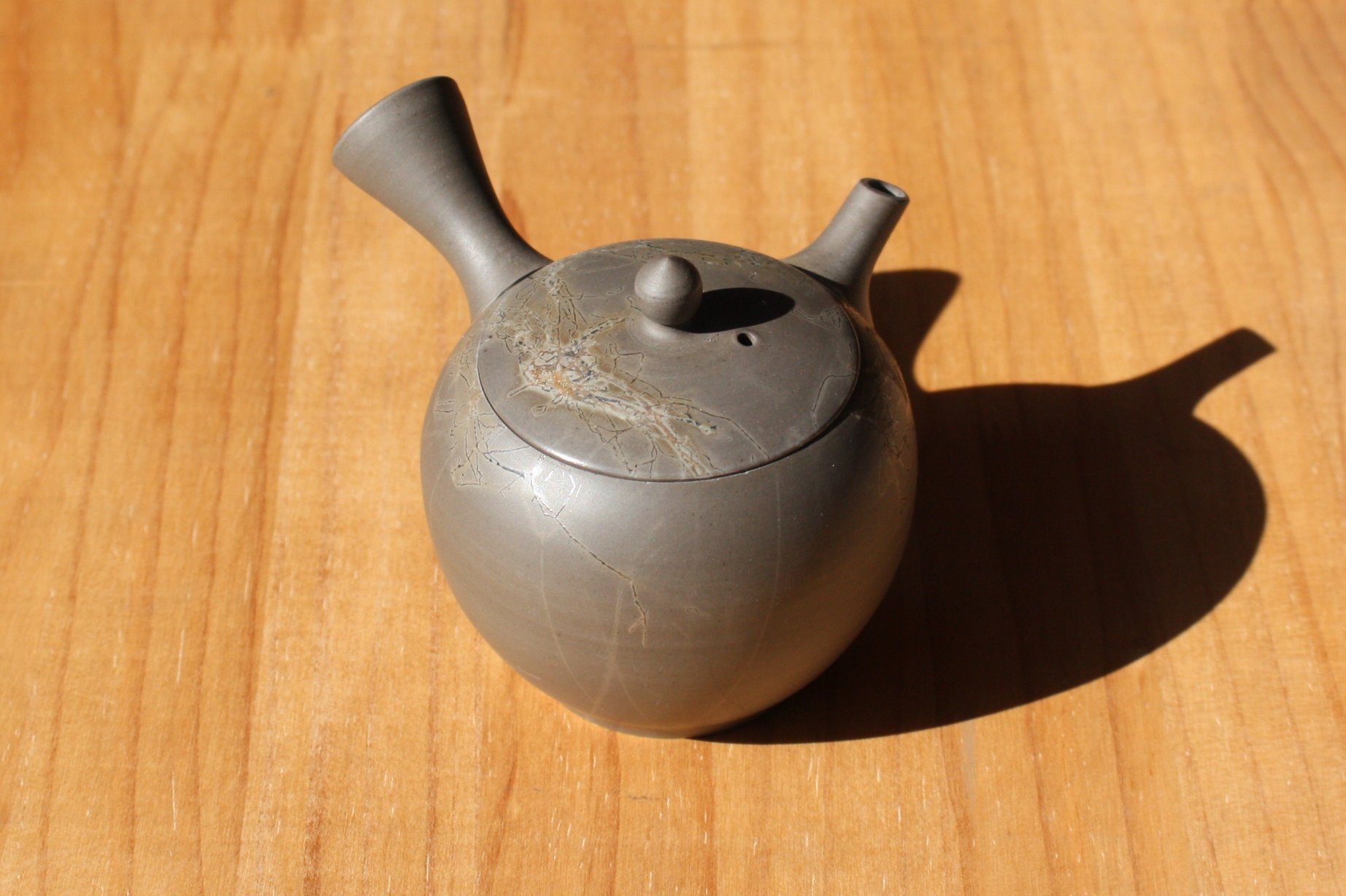 常滑 水野元光 南蛮 横手 急須 煎茶道具 古美術 古道具 幕末〜明治