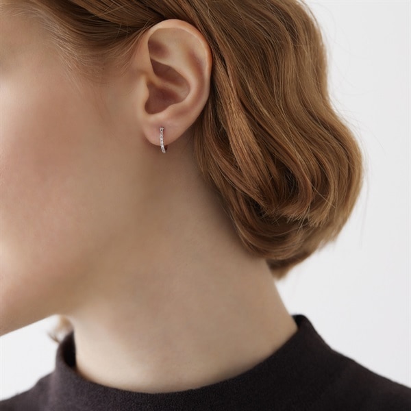 K18ホワイトゴールド ピアス | 142241153201 | 【公式】EAU DOUCE4