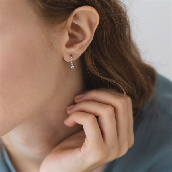 K10ホワイトゴールド ピアス | 151646153201 | 【公式】Canal4