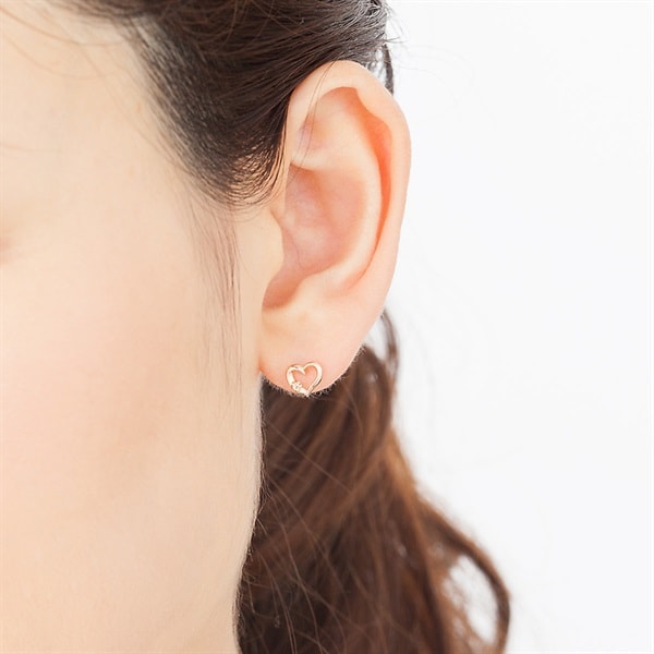 K10ピンクゴールド ピアス | 151826153104 | 【公式】Canal4℃ (カナル