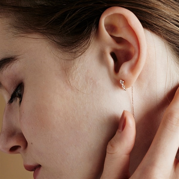 K10ピンクゴールド ピアス | 151936153102 | 【公式】Canal4℃ (カナル