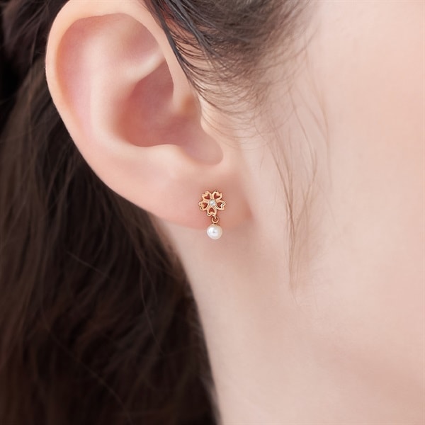 K10ピンクゴールド ピアス | 152516253104 | 【公式】Canal4℃ (カナル