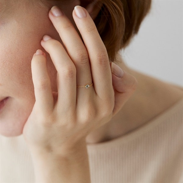 K18イエローゴールド チェーンリング | 152221243003 | 【公式