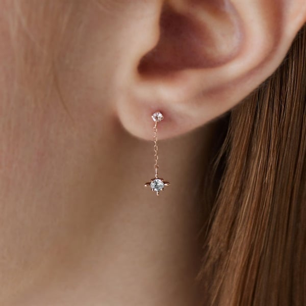 152316053103 | K10ピンクゴールド ピアス | 【公式】Canal4℃ (カナル