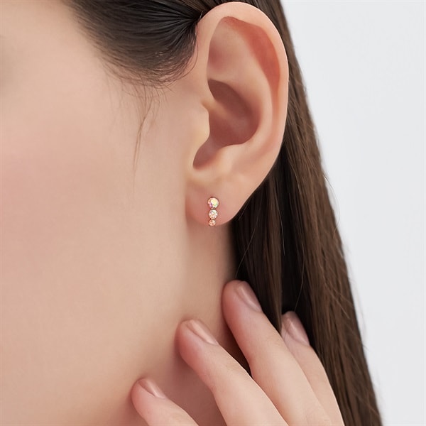 K10ピンクゴールド ピアス | 112446753104 | 【公式】4℃ジュエリー