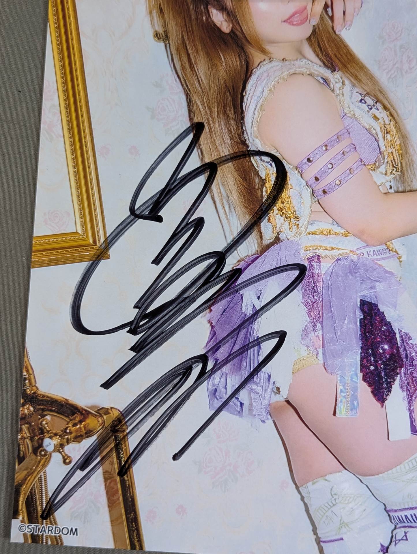 中野たむ 直筆サイン入り スターダムポートレート(D-7) – 闘道館