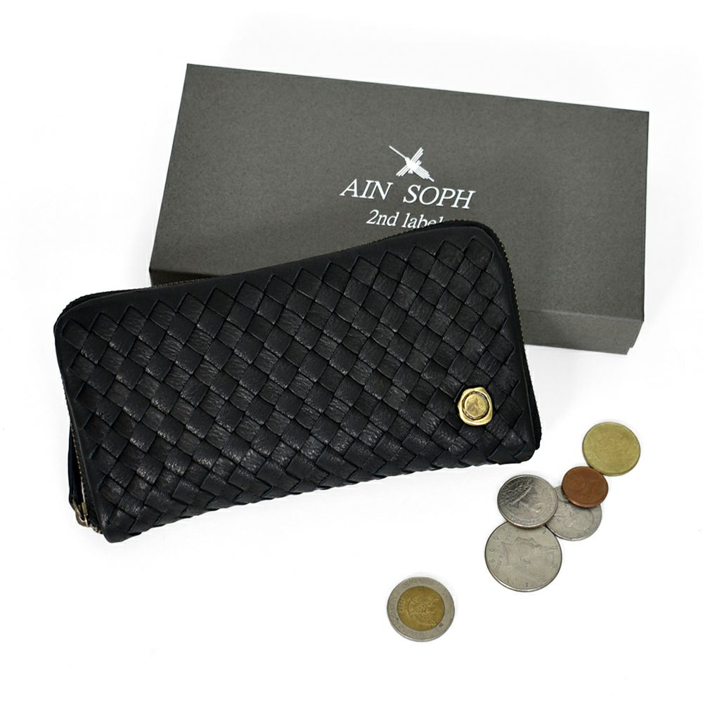 アインソフ (Ain Soph) メッシュ コンパクトラウンドファスナー長財布