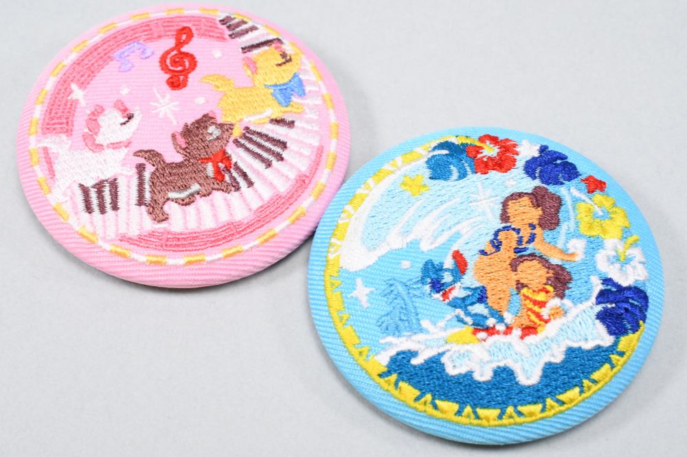 Disney Characters 刺繍缶バッジビスケット2 [3.ズートピア]※缶バッジ