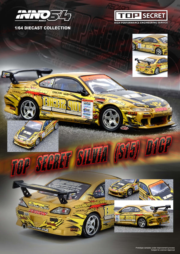 INNO64] Top Secret Silvia (S15) Gold D1 Grand Prix Series Champion 20
