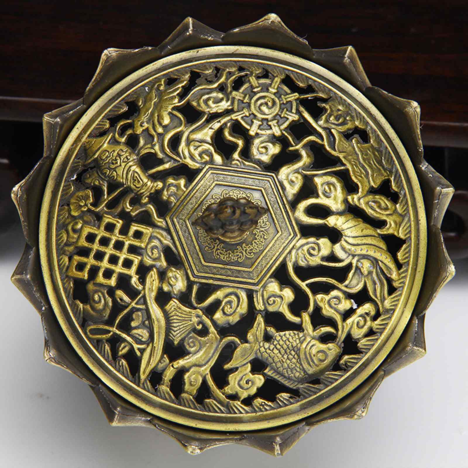 香炉 チベット仏 持金剛 彫刻 置物 開運 風水 骨董 インテリア