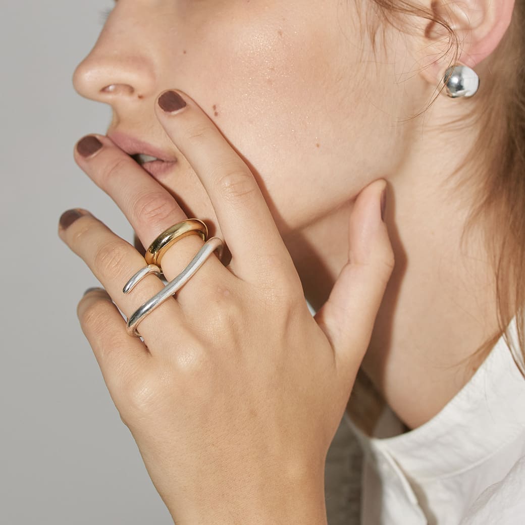 楽天市場】TODAYFUL トゥデイフル Volume Circle Ring (Silver925