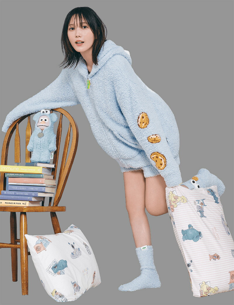 新品】ジェラートピケ セサミストリート クッキーモンスター