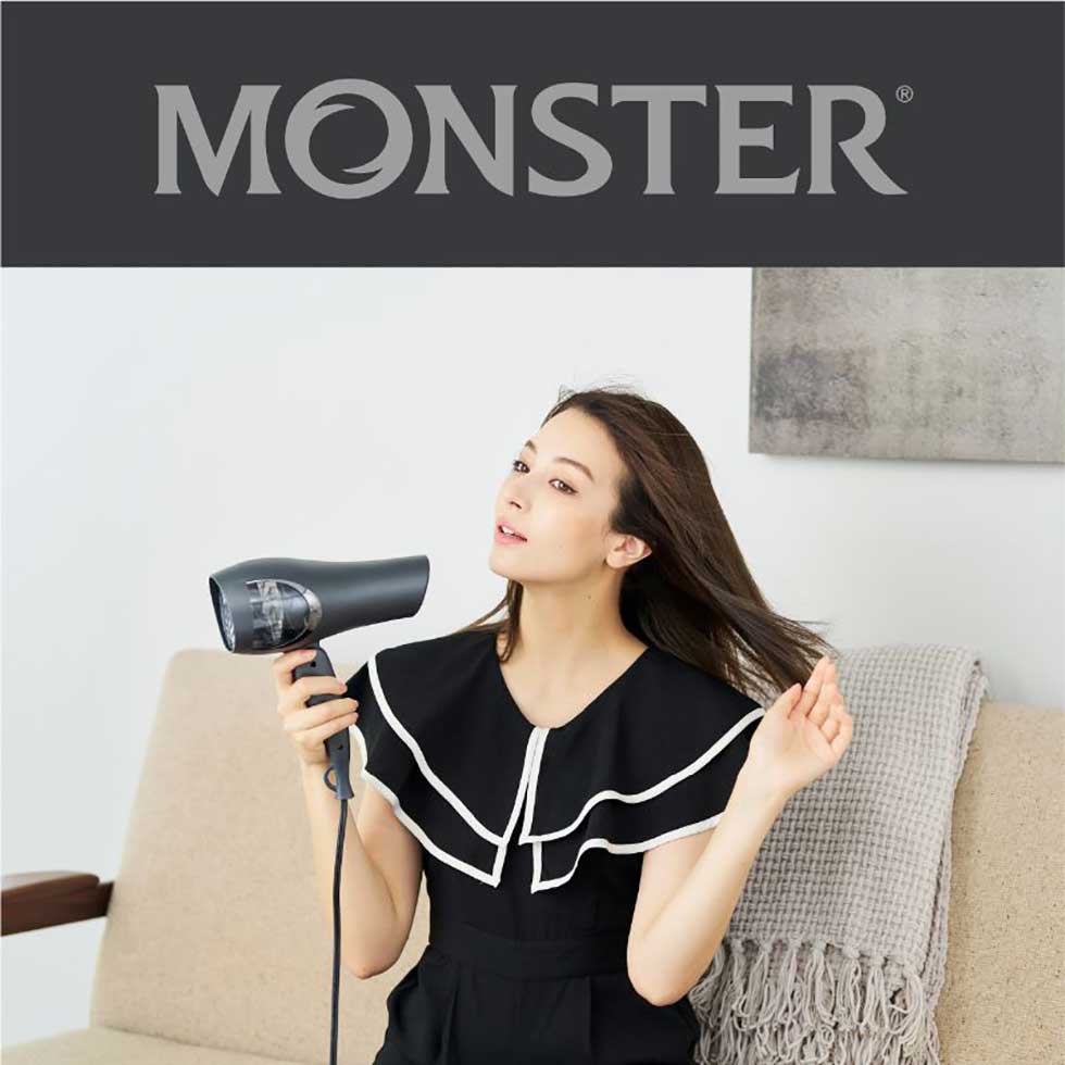 楽天市場】モンスター ダブルファンドライヤー KHD-W820 正規品 ヘア