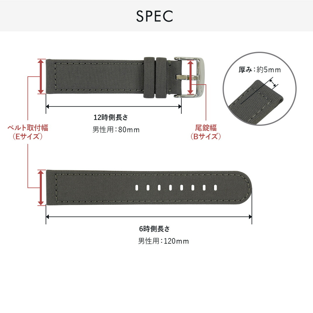 楽天市場】時計ベルト 18mm 時計 ベルト 20mm ファブリック MORELLATO
