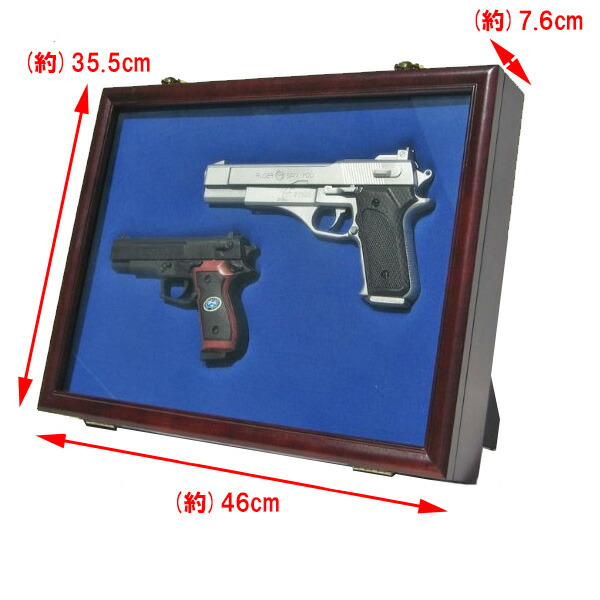 楽天市場】ピストル ディスプレイケース 実銃用 シャドーボックス